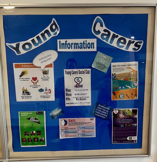 Young Carers information board